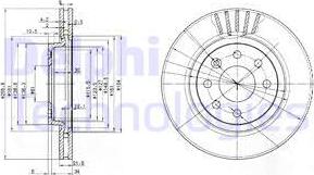 Delphi BG2899 - Brake Disc autospares.lv