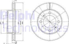 Delphi BG2891 - Brake Disc autospares.lv