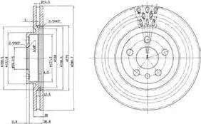 BOSCH 986478812 - Brake Disc autospares.lv