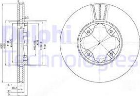 Delphi BG2816 - Brake Disc autospares.lv