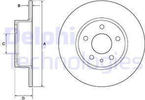 Delphi BG2386 - Brake Disc autospares.lv