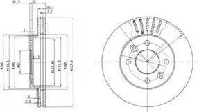 RIDER RD.3325.DF1016 - Brake Disc autospares.lv