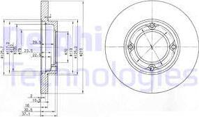 Delphi BG2797 - Brake Disc autospares.lv