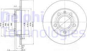 Delphi BG2753 - Brake Disc autospares.lv