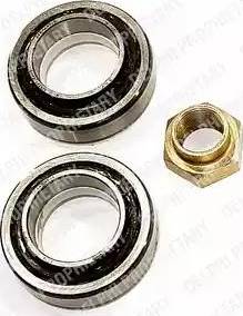 Delphi BK550 - Wheel hub, bearing Kit autospares.lv