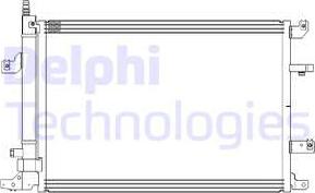 Delphi CF20316 - Condenser, air conditioning autospares.lv