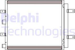 Delphi CF20241 - Condenser, air conditioning autospares.lv