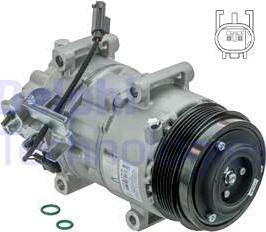 Delphi CS20499 - Compressor, air conditioning autospares.lv