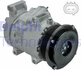 Delphi CS20496 - Compressor, air conditioning autospares.lv