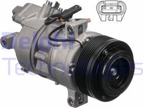 Delphi CS20498 - Compressor, air conditioning autospares.lv