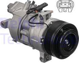 Delphi CS20498 - Compressor, air conditioning autospares.lv