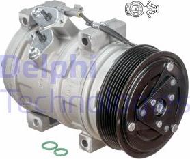 Delphi CS20418 - Compressor, air conditioning autospares.lv