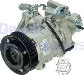 Delphi CS20480 - Compressor, air conditioning autospares.lv