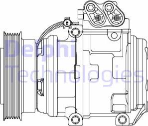 Delphi CS20488 - Compressor, air conditioning autospares.lv