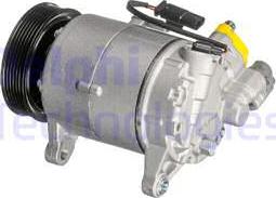 Delphi CS20500 - Compressor, air conditioning autospares.lv