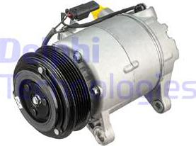 Delphi CS20535 - Compressor, air conditioning autospares.lv