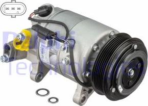 Delphi CS20535 - Compressor, air conditioning autospares.lv