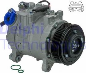 Delphi CS20536 - Compressor, air conditioning autospares.lv