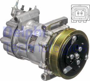 Delphi CS20538 - Compressor, air conditioning autospares.lv