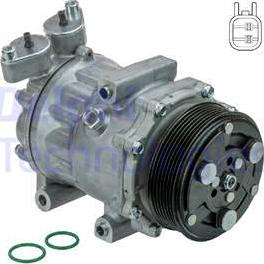 Delphi CS20351 - Compressor, air conditioning autospares.lv