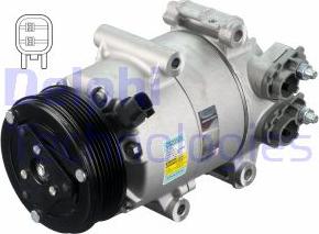 Delphi CS20323 - Compressor, air conditioning autospares.lv