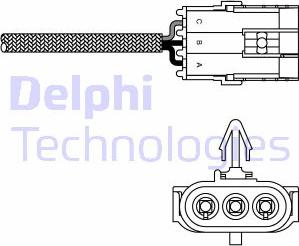 Delphi ES10992-12B1 - Lambda Sensor autospares.lv