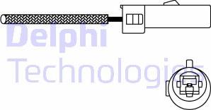 Delphi ES10997-12B1 - Lambda Sensor autospares.lv