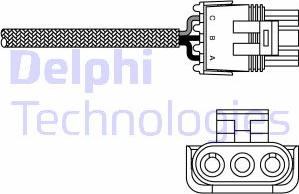 Delphi ES10969-12B1 - Lambda Sensor autospares.lv