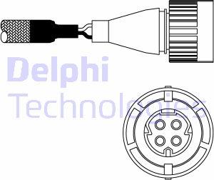 Delphi ES10986-12B1 - Lambda Sensor autospares.lv
