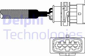 Delphi ES10982-12B1 - Lambda Sensor autospares.lv