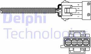 Delphi ES10818-12B1 - Lambda Sensor autospares.lv