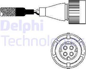 Delphi ES10254-11B1 - Lambda Sensor autospares.lv