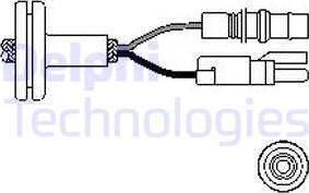 Delphi ES10258-12B1 - Lambda Sensor autospares.lv