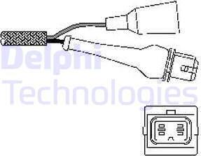 Delphi ES10289 - Lambda Sensor autospares.lv