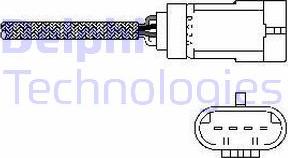 Delphi ES10793-12B1 - Lambda Sensor autospares.lv