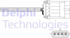 Delphi ES11049-12B1 - Lambda Sensor autospares.lv