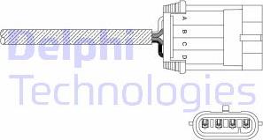 Delphi ES11050-12B1 - Lambda Sensor autospares.lv