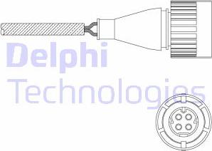 Delphi ES11057-12B1 - Lambda Sensor autospares.lv