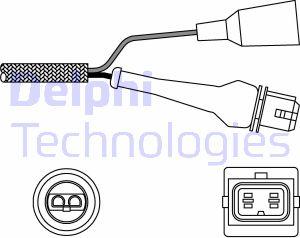 Delphi ES11000-12B1 - Lambda Sensor autospares.lv