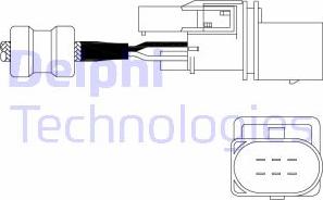 Delphi ES11014-12B1 - Lambda Sensor autospares.lv