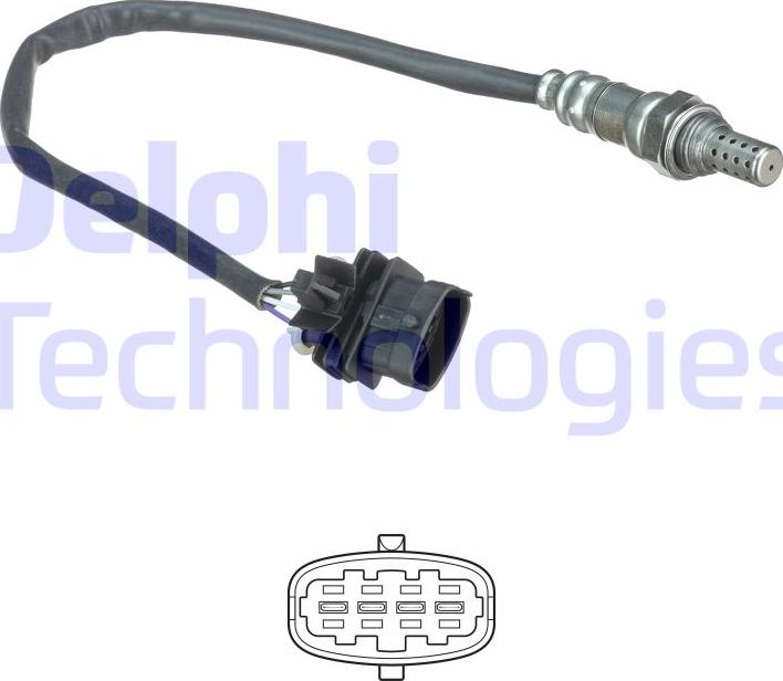 Delphi ES20491-12B1 - Lambda Sensor autospares.lv