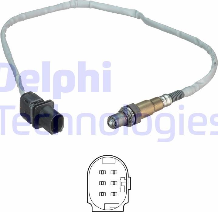 Delphi ES20541-12B1 - Lambda Sensor autospares.lv