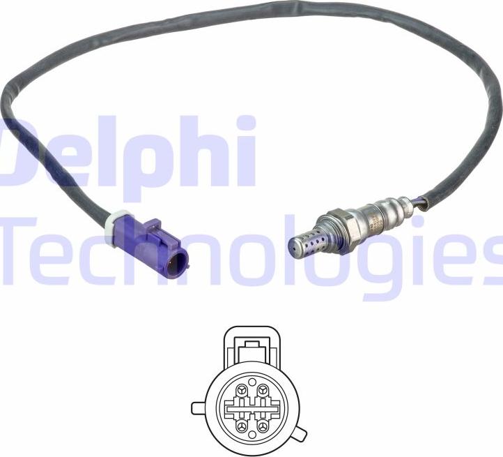 Delphi ES20508-12B1 - Lambda Sensor autospares.lv