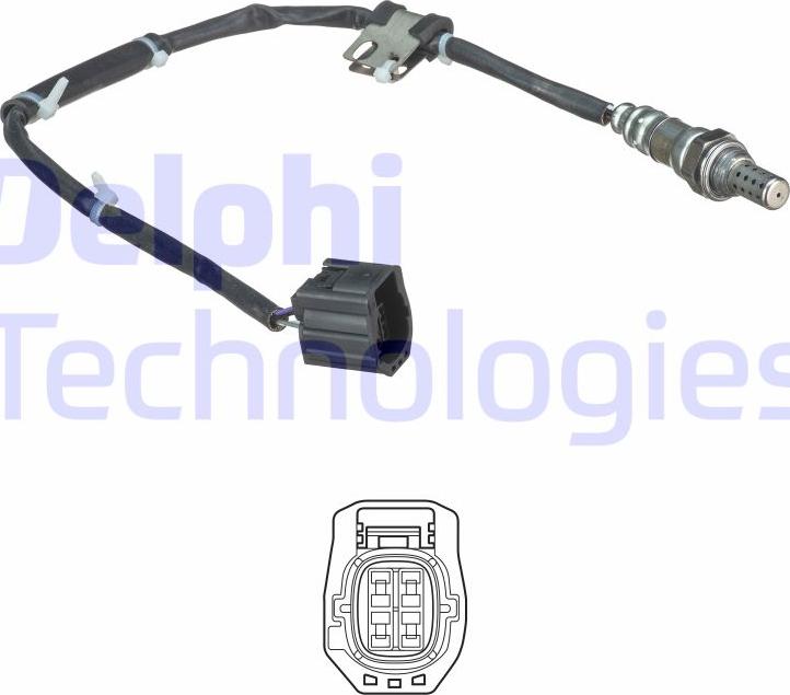 Delphi ES20520-12B1 - Lambda Sensor autospares.lv