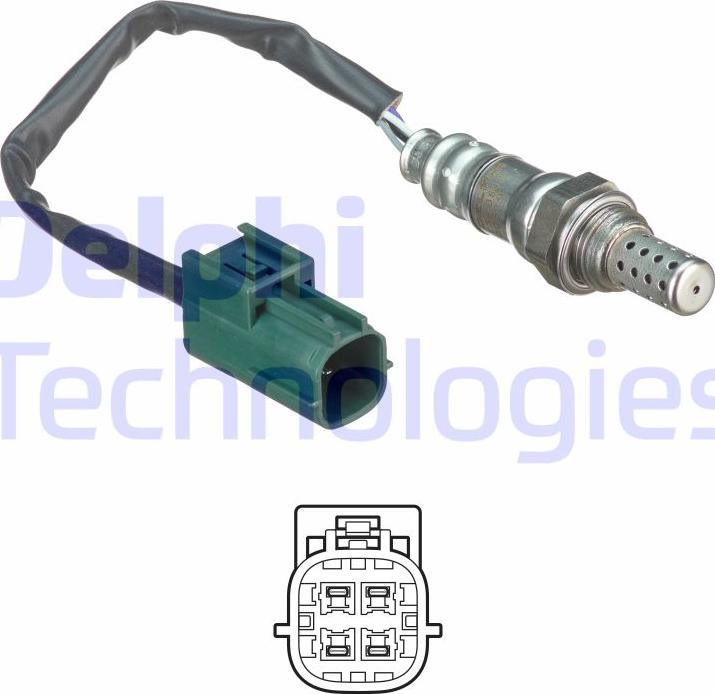 Delphi ES20643-12B1 - Lambda Sensor autospares.lv