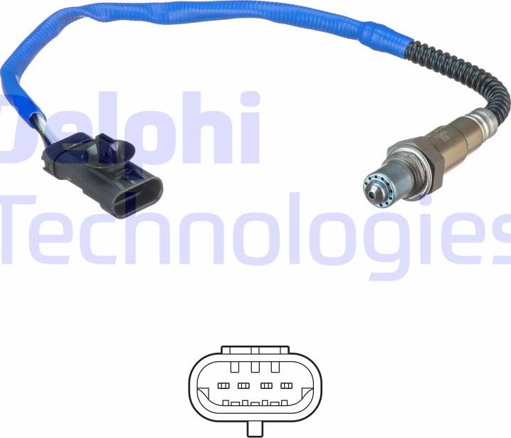 Delphi ES20656-12B1 - Lambda Sensor autospares.lv