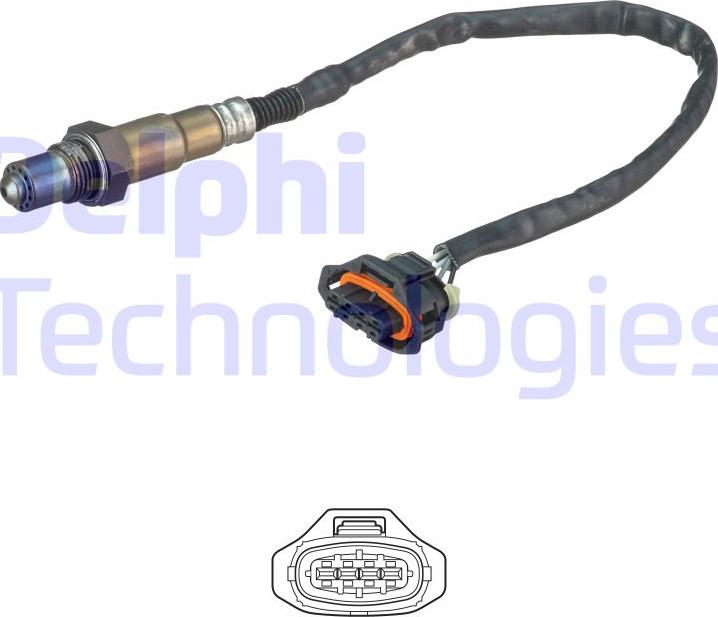 Delphi ES20636-12B1 - Lambda Sensor autospares.lv