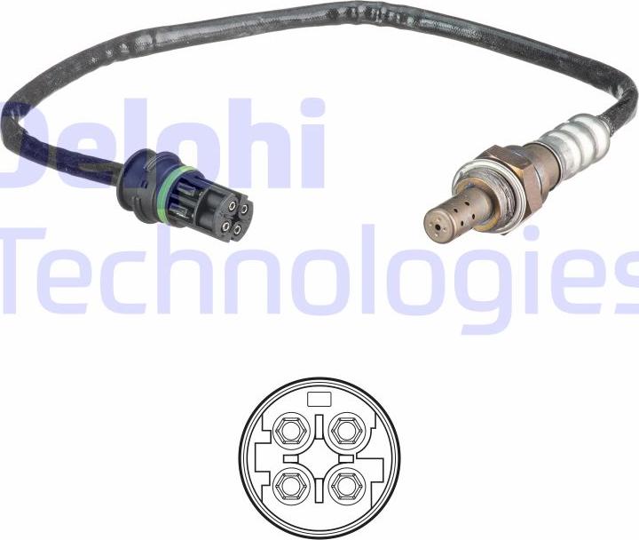 Delphi ES20674-12B1 - Lambda Sensor autospares.lv