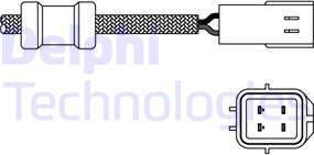 Delphi ES20049 - Lambda Sensor autospares.lv