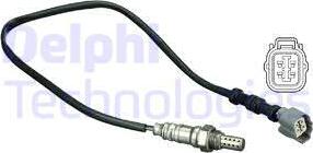 Delphi ES20063-12B1 - Lambda Sensor autospares.lv